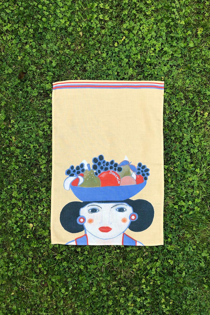 Fruitful Mind - tea towel tea towel - Jokamin