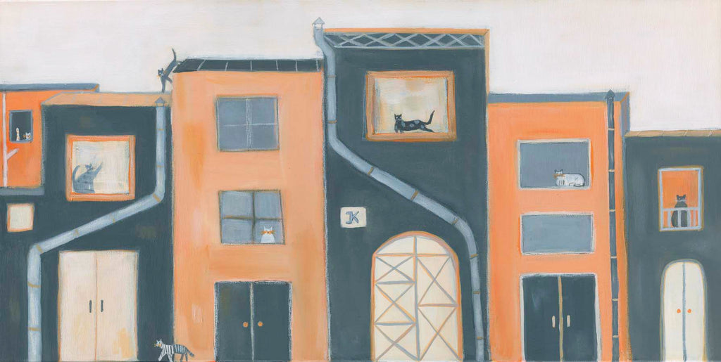 Neighbourhood Watch Original painting - Jokamin