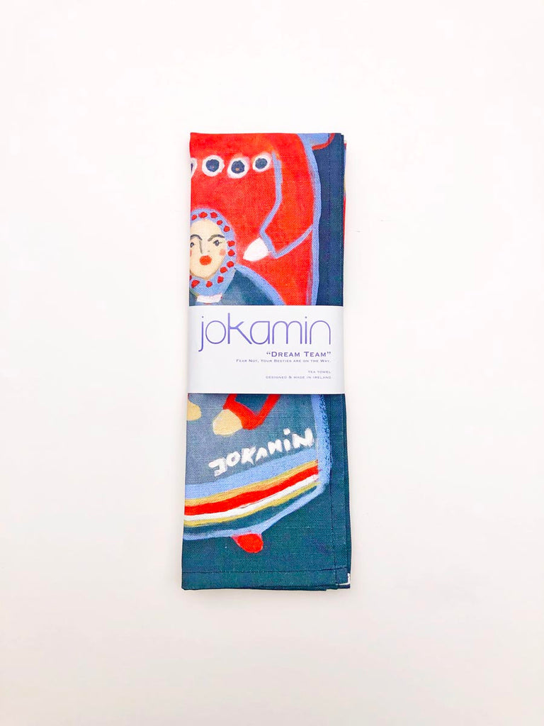 Dream Team - Tea Towel/Wall Hanging tea towel - Jokamin