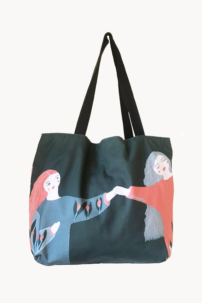 Blossom - art bag Handbags - Jokamin