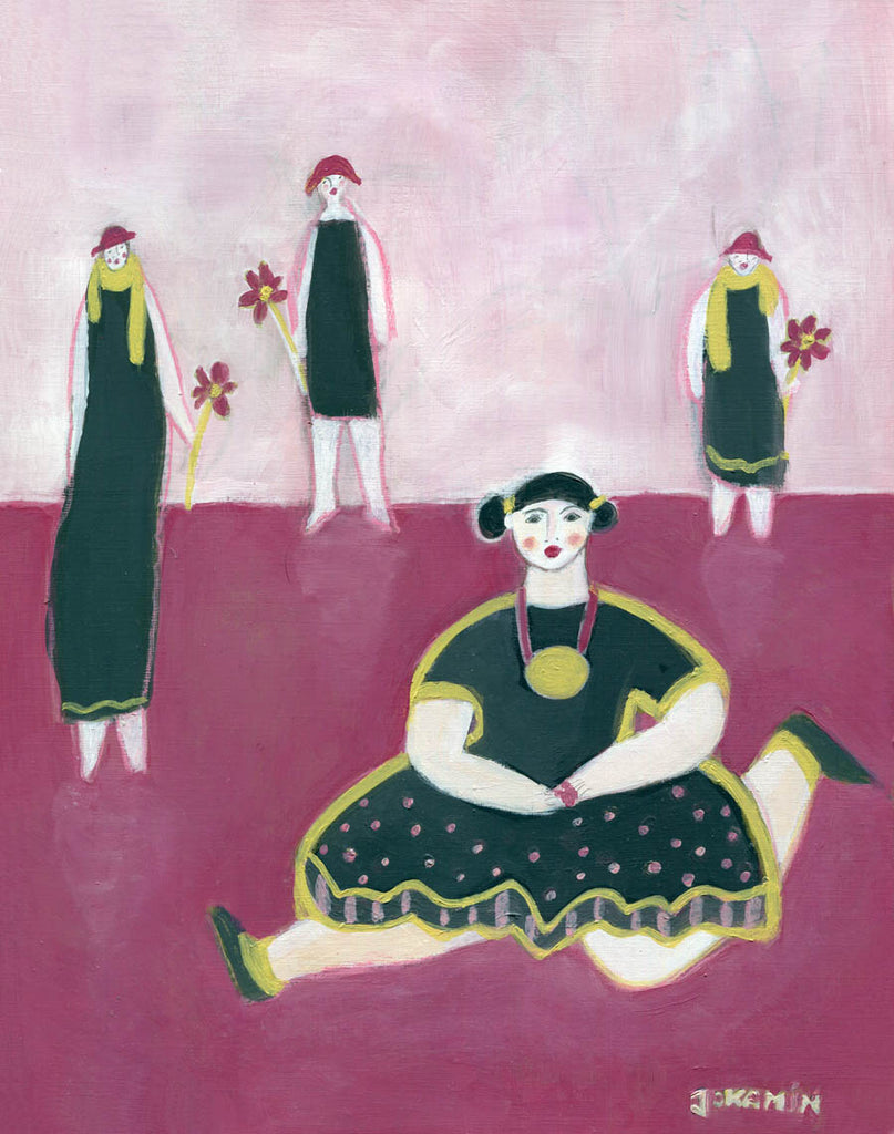 Well-Wishers Original painting - Jokamin