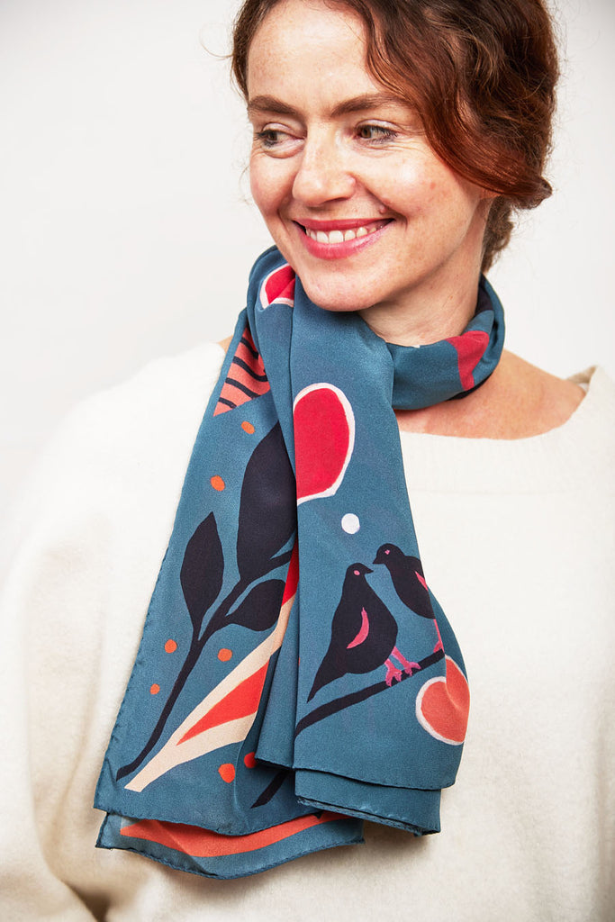 Cupid - silk scarf (LAST TWO) Scarves - Jokamin