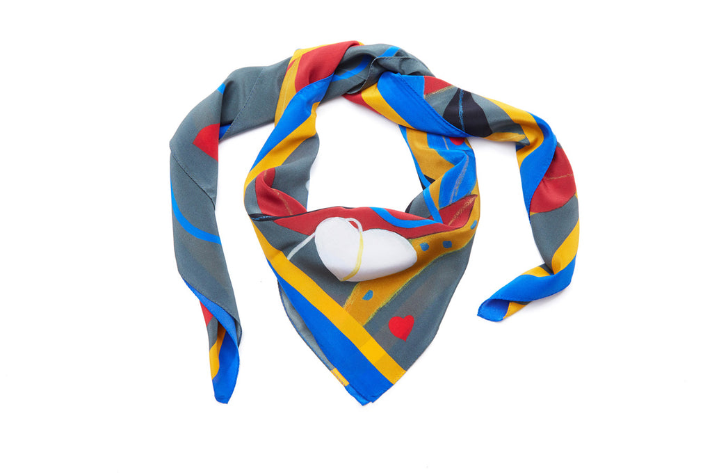 Eden - silk scarf scarves - Jokamin