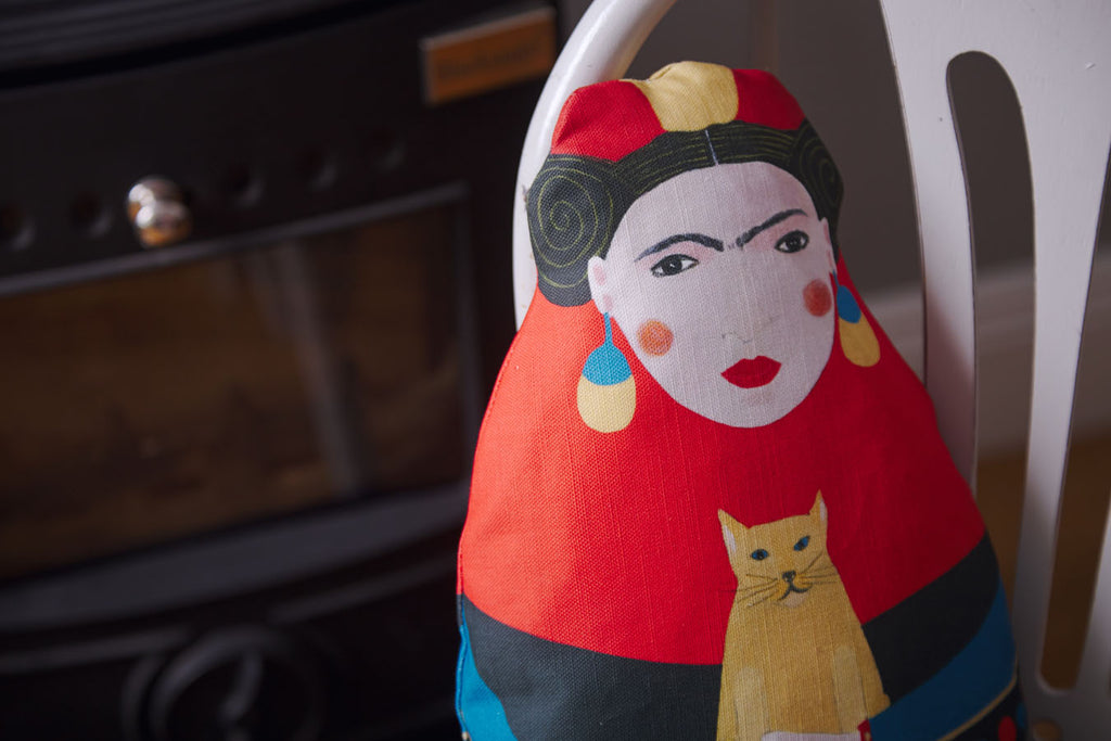 Frida cushion Art doll - Jokamin